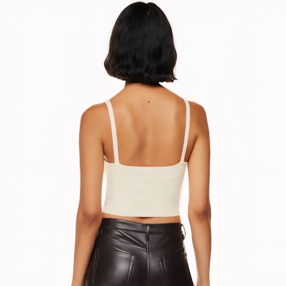 NWOT Aritzia WILFRED Sicily Bustier Sweater Tank XS - Picture 3 of 8